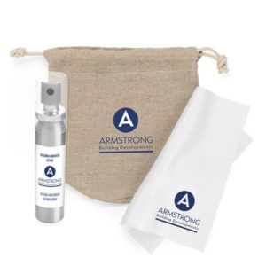Glasses and Screen Cleaning Set in a Hemp Bag